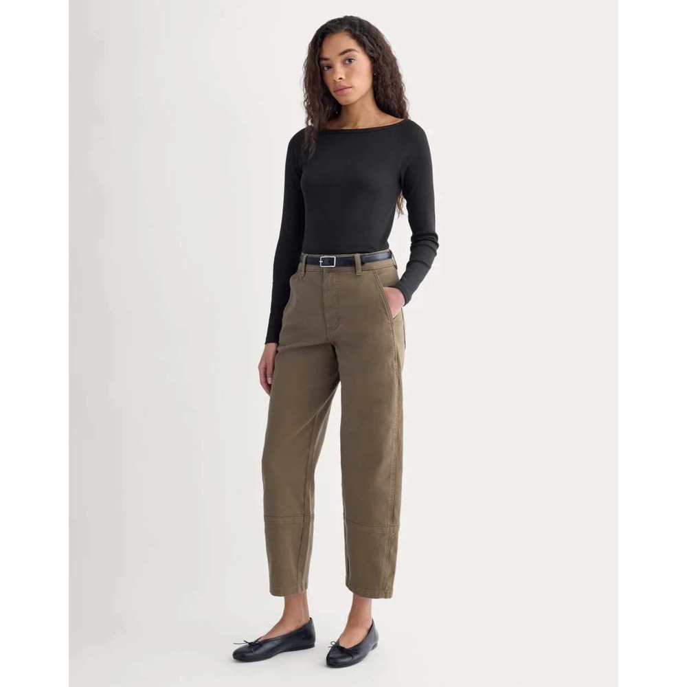 Everlane The Utility Barrel Pant Size 8 Green Gorpcore Workwear